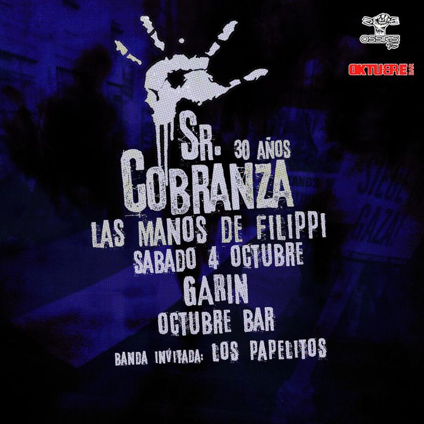 Las manos de filipi sábado 4 de octubre oktubre bar