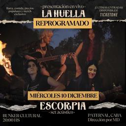 Acústico de Escorpia en El Bunker Cultural