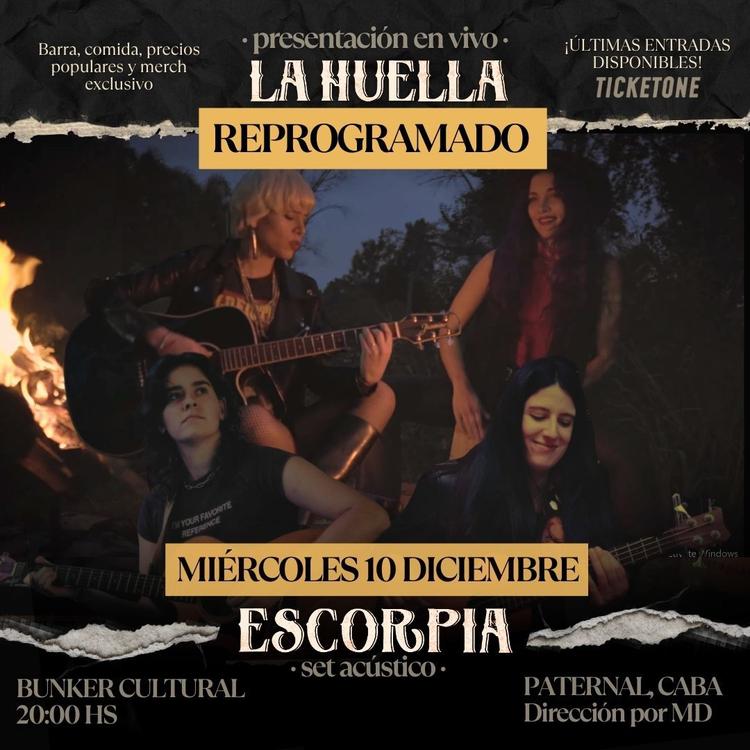 Acústico de Escorpia en El Bunker Cultural