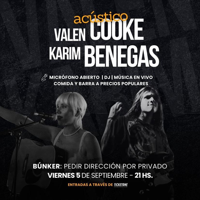 Cooke & Benegas en Acústico