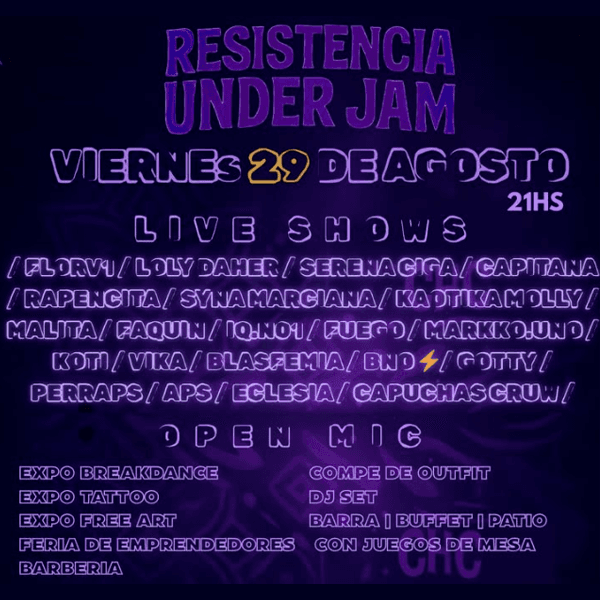 RESISTENCIA UNDER JAM 