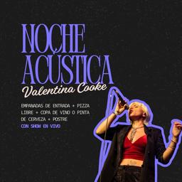 Noche acústica con Valentina Cooke